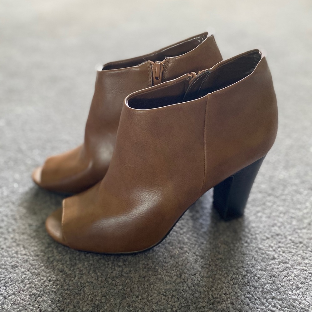 Massini Open-Toe Ankle Booties
